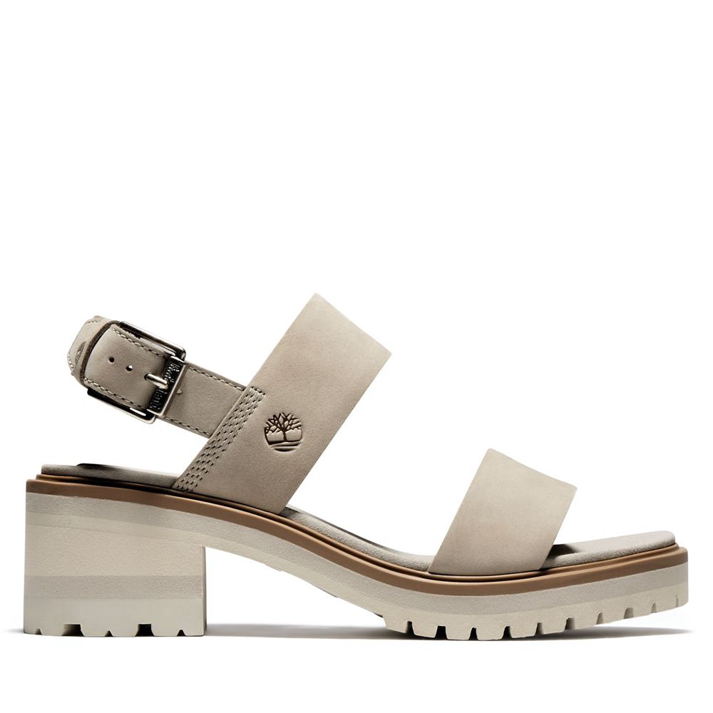 Timberland Womens Sandals Violet Marsh Strap - White - India YR1340867